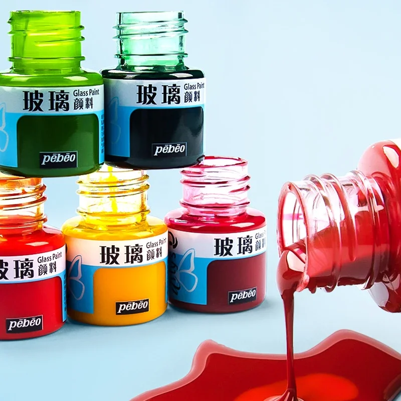 Metallic Spray Paint - Waterproof Glass Paint 20/25ml Sun-Resistant Acrylic