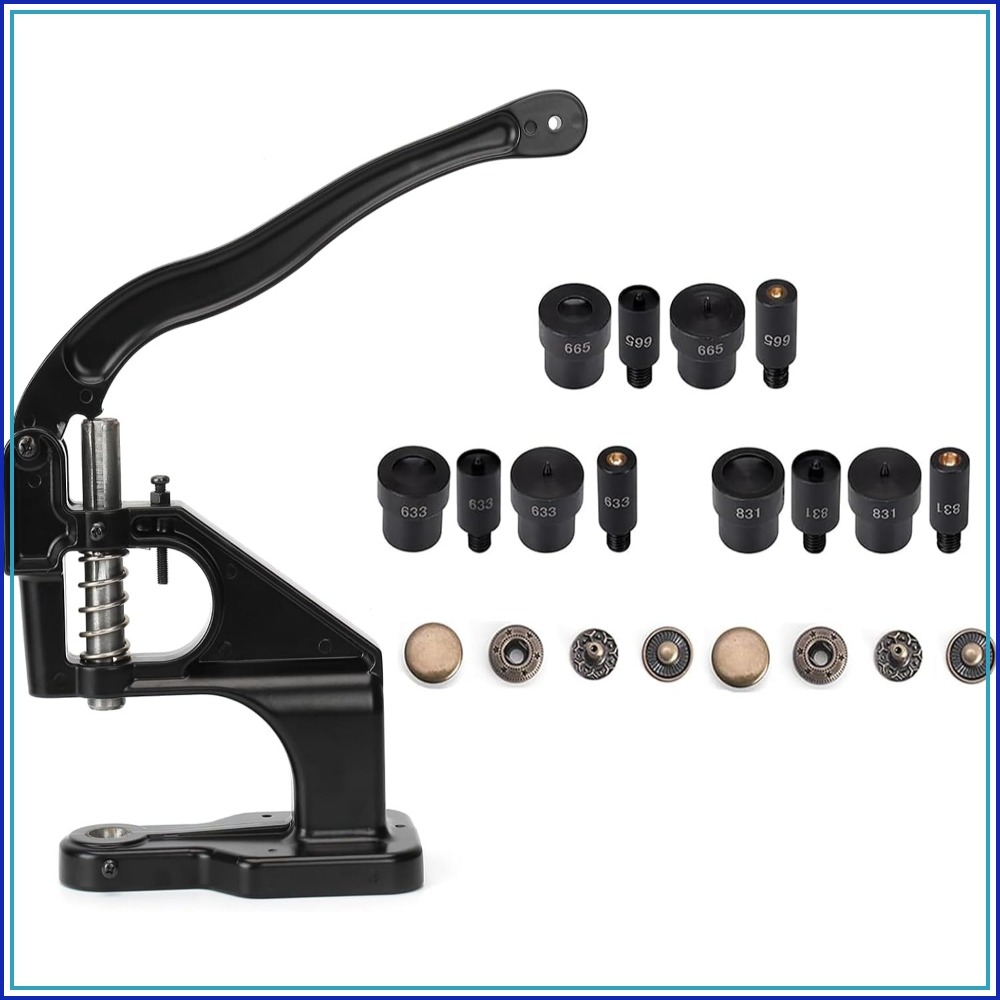 Snap Fastener Set - WUTA Hand Press Machine for Button