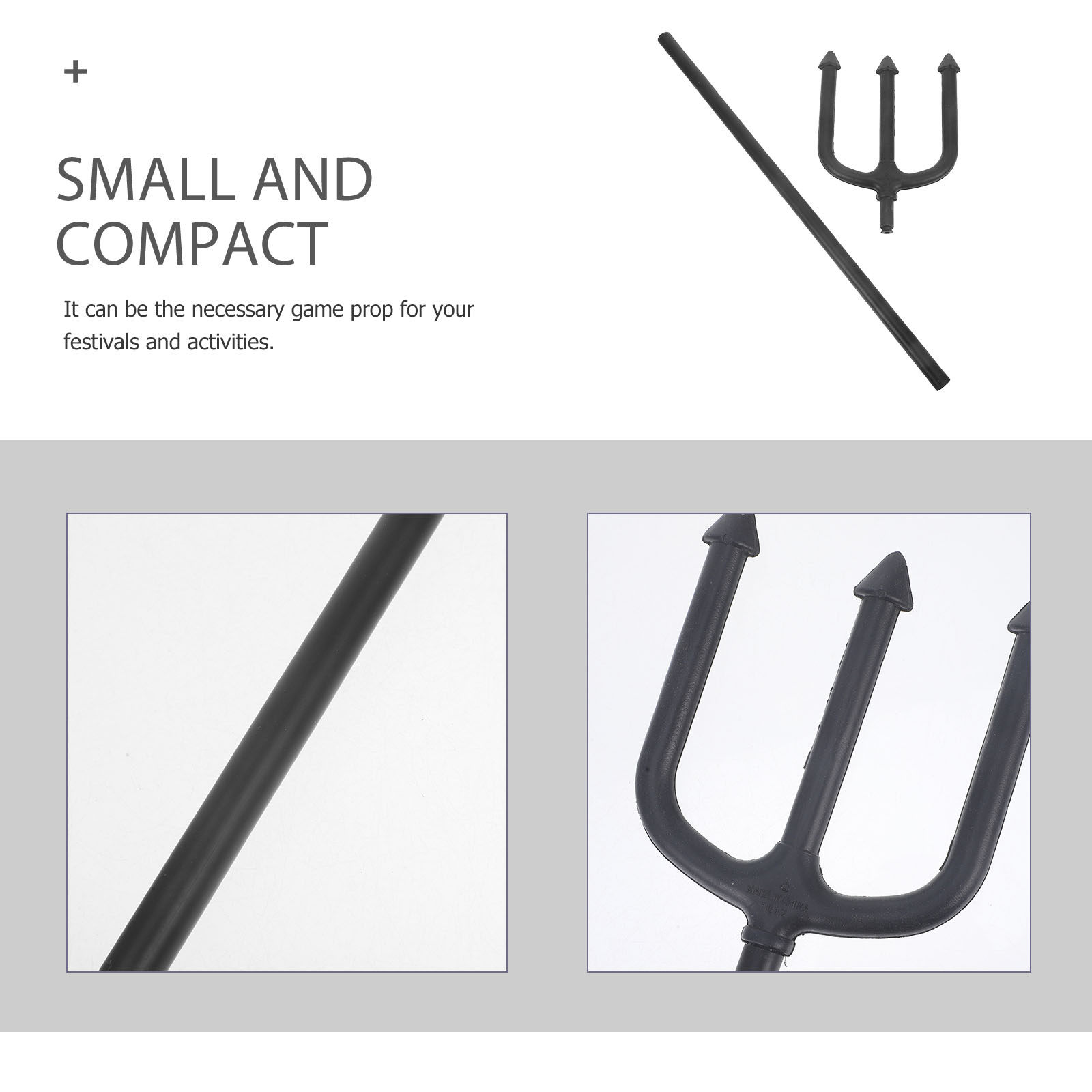 Devil Fork Prop Halloween Deco - مراجعة Cosplay Material For Prop وسعره