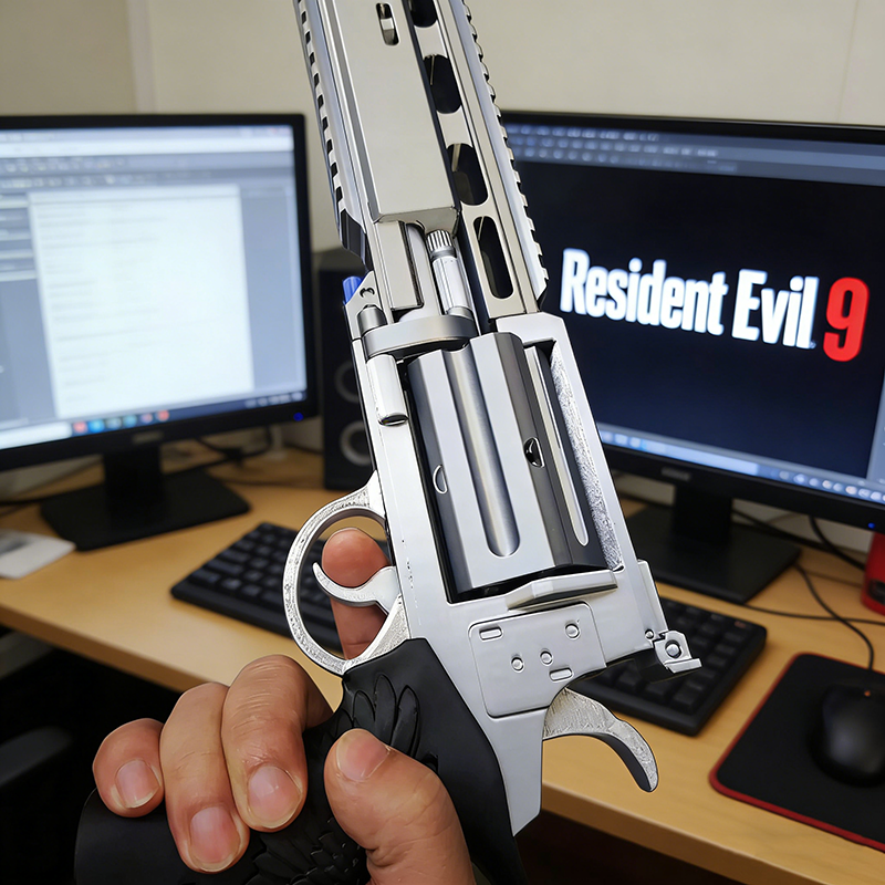 Resident Evil Requiem Leon Sco - مراجعة Cosplay Prop Pistol وسعره