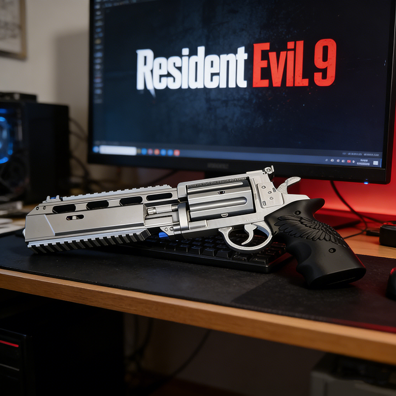 Resident Evil Requiem Leon Sco - مراجعة Cosplay Prop Pistol وسعره