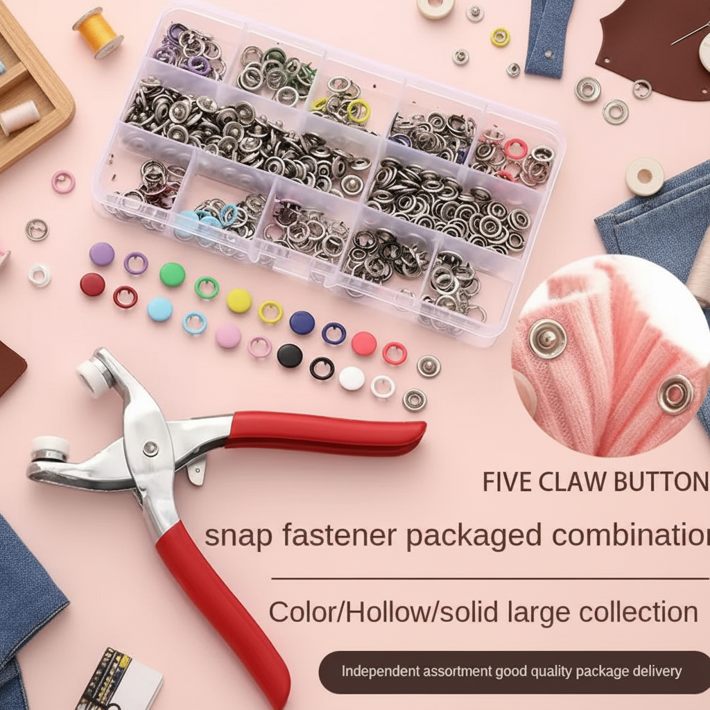 Hot 100pcs Metal Prong Snap Bu - مراجعة Snap Fastener Set وسعره