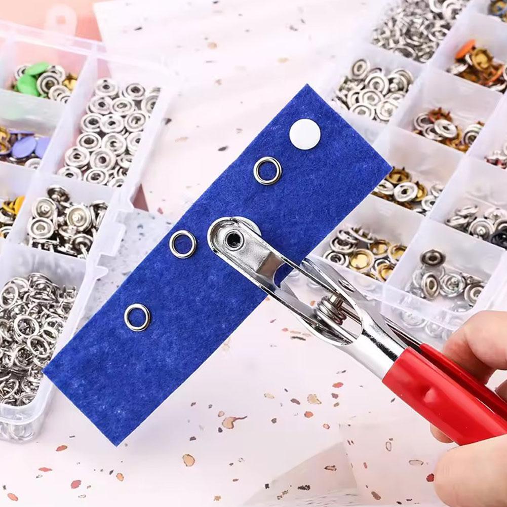 Hot 100pcs Metal Prong Snap Bu - مراجعة Snap Fastener Set وسعره