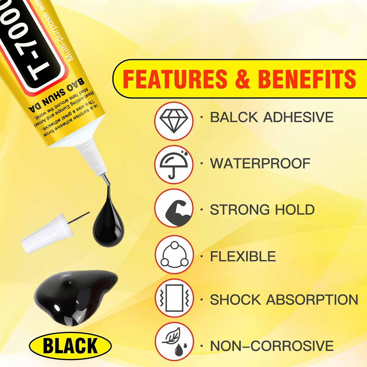 T7000 Upgrade Black Contact Ce - مراجعة Contact Cement Glue وسعره