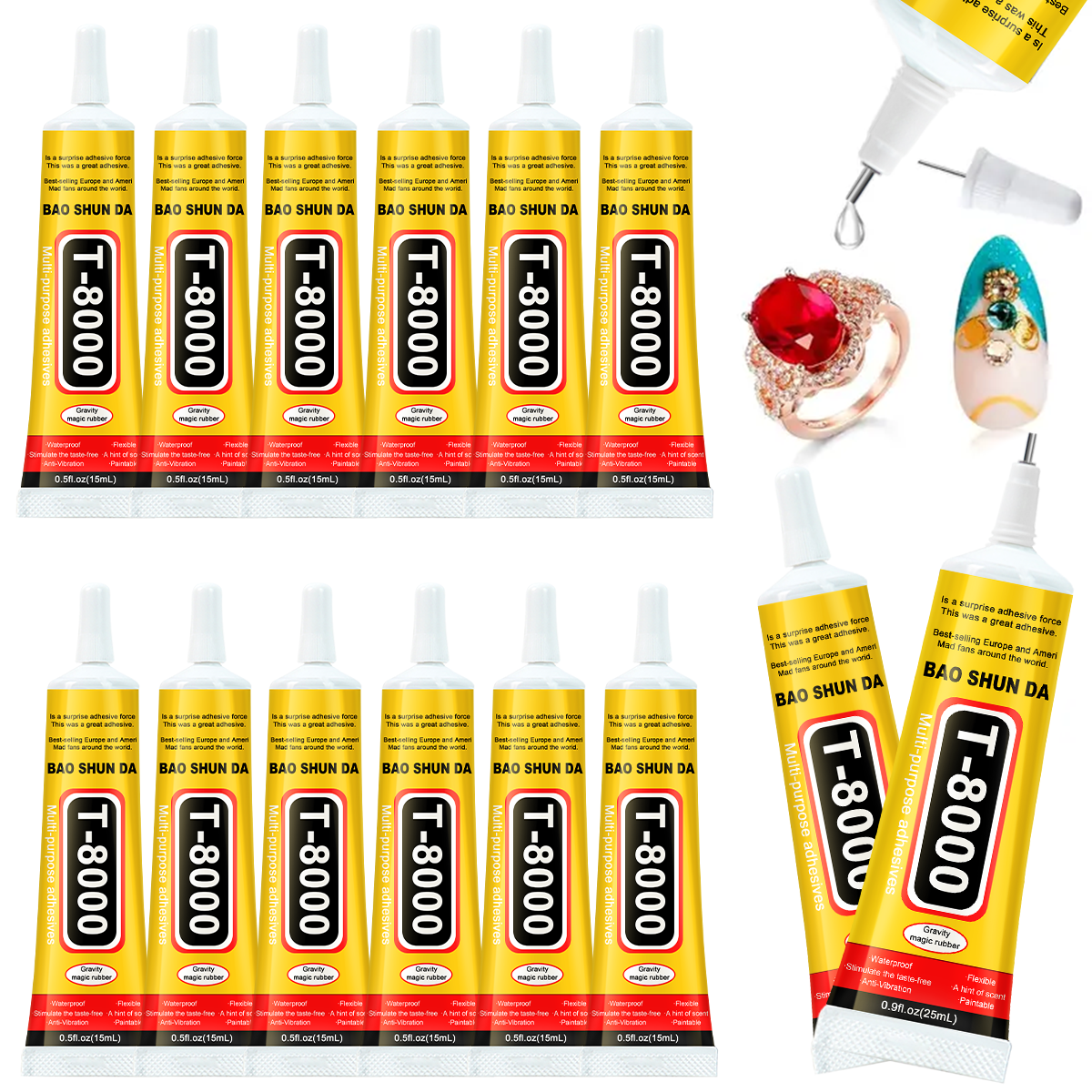 T8000 Transparent Glue Phone R - مراجعة Contact Cement Glue وسعره