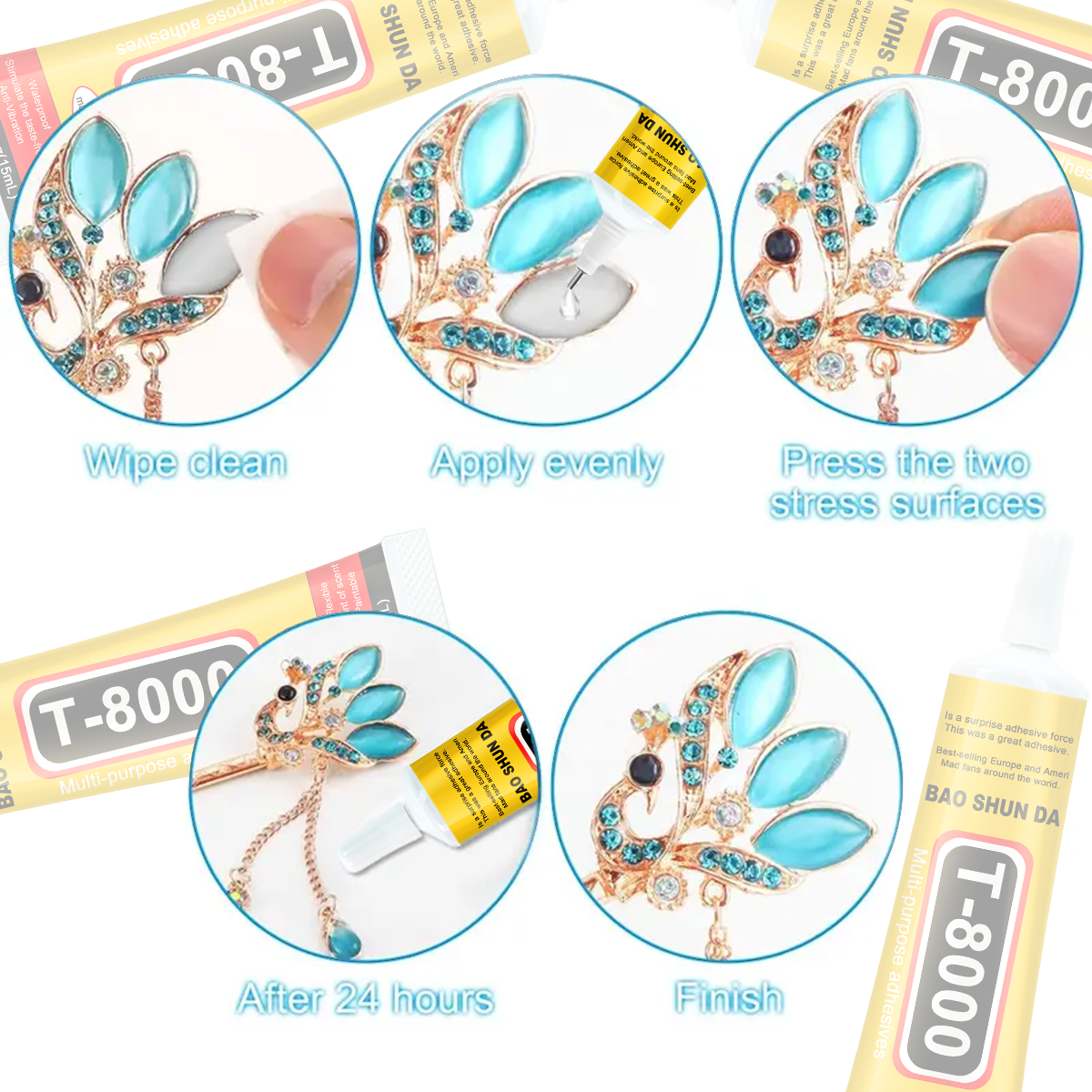 T8000 Transparent Glue Phone R - مراجعة Contact Cement Glue وسعره