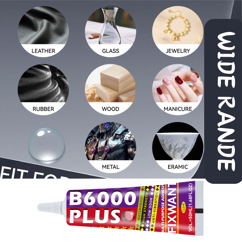 B6000 PLUS 15/50/110ML Clear C - مراجعة Contact Cement Glue وسعره