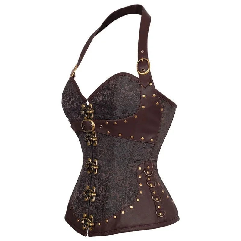 Steampunk Corset Top Steel Bon - مراجعة Boning Corset Steel وسعره
