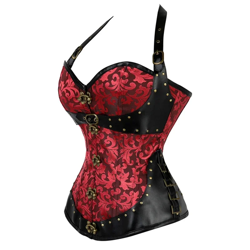 Steampunk Corset Top Steel Bon - مراجعة Boning Corset Steel وسعره