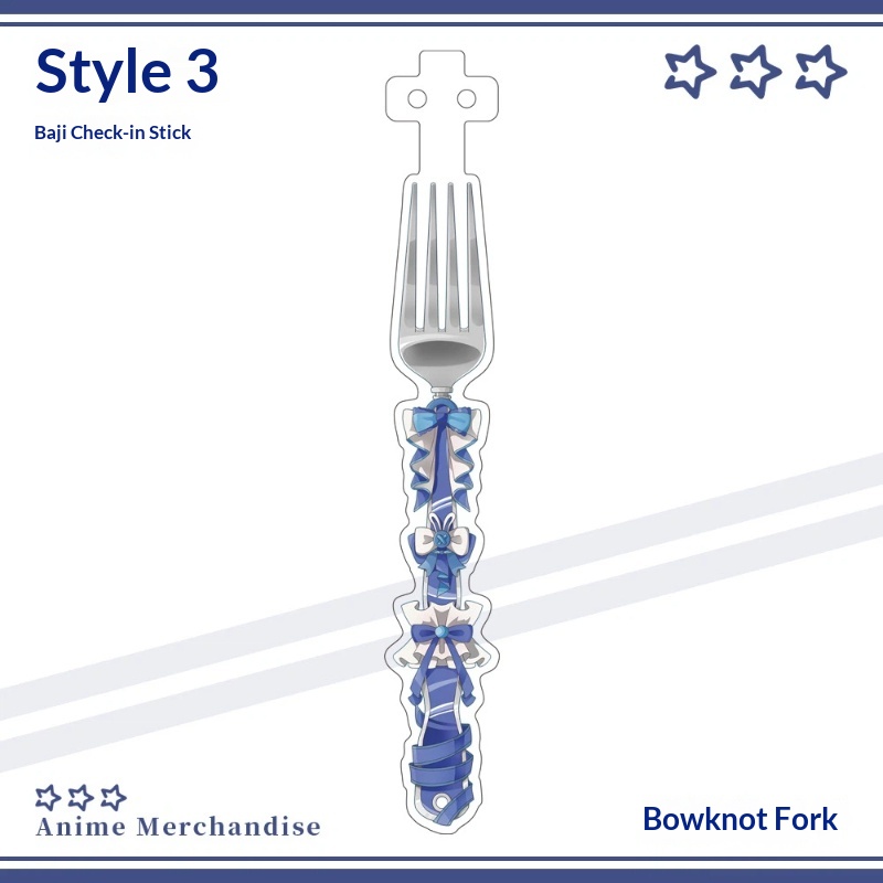 Anime Acrylic Bowknot Fork Sha - مراجعة Cosplay Prop Display وسعره