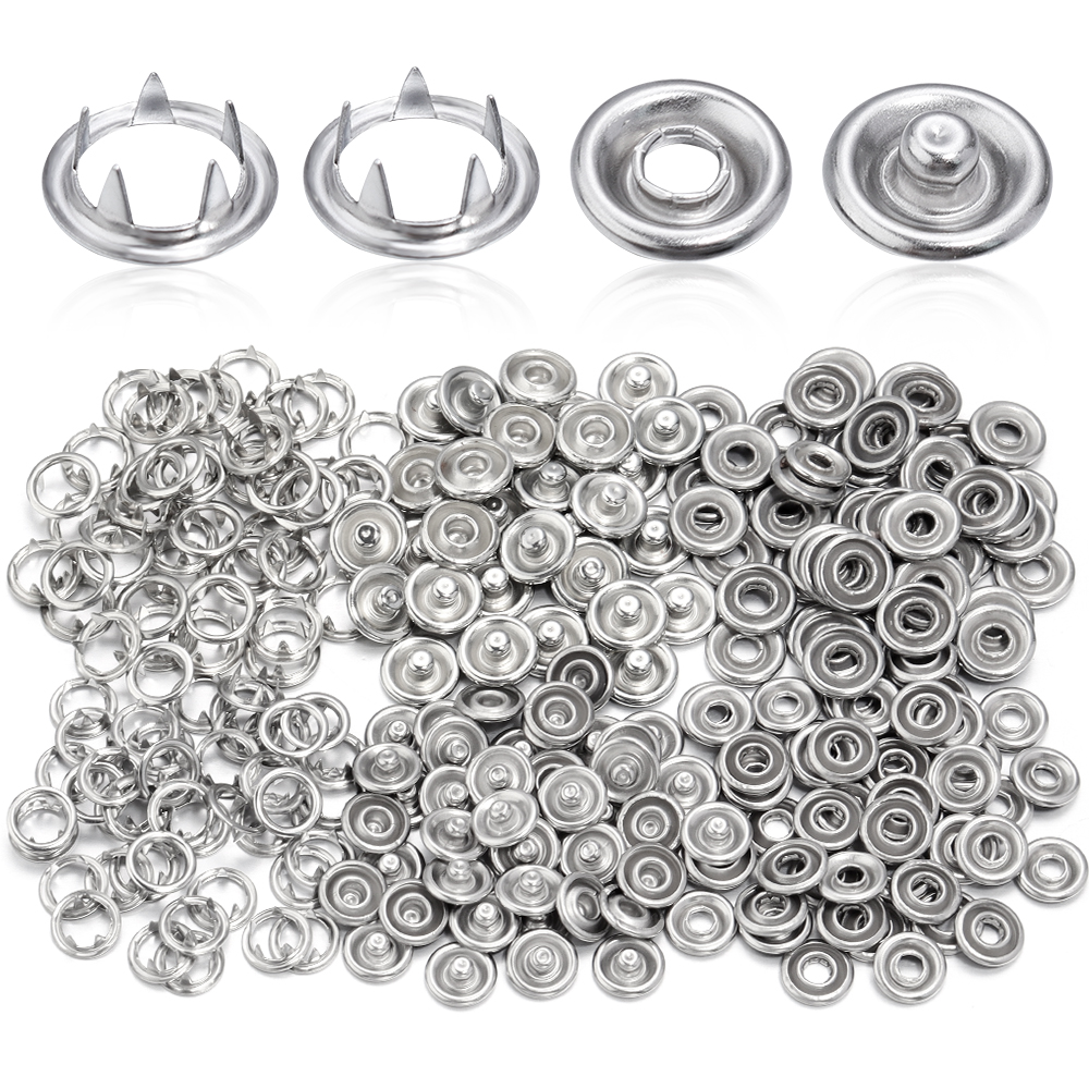 SAUVOO 50sets Iron Snap Button - مراجعة Snap Fastener Set وسعره