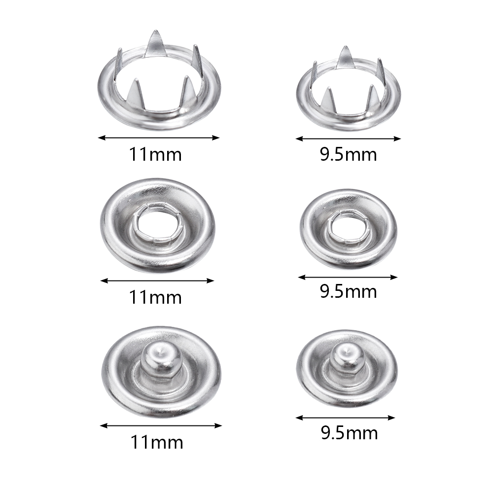 SAUVOO 50sets Iron Snap Button - مراجعة Snap Fastener Set وسعره