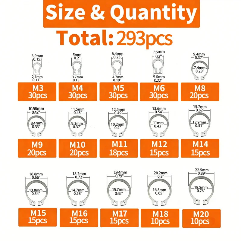 293Pcs M3-M20 304 Stainless St - مراجعة Snap Fastener Set وسعره