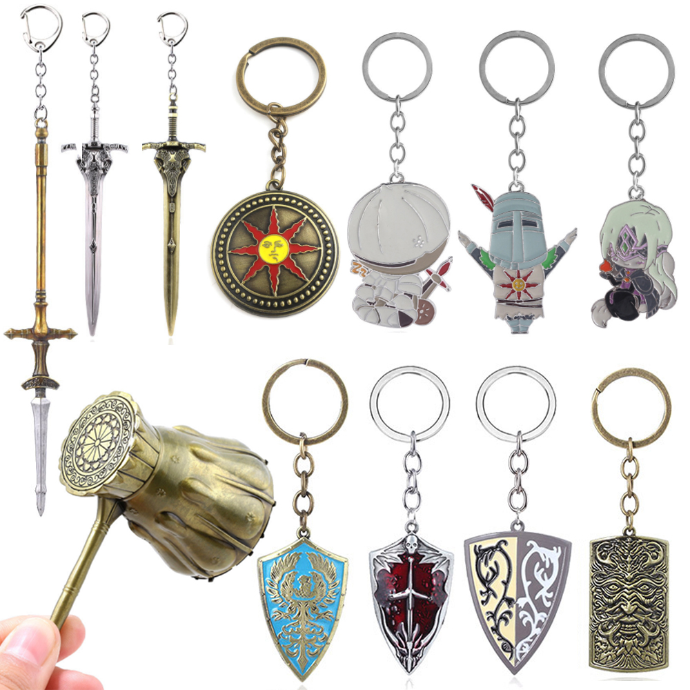 Game Dark Souls Keychain Sun K - مراجعة Bloodborne Cosplay Prop وسعره