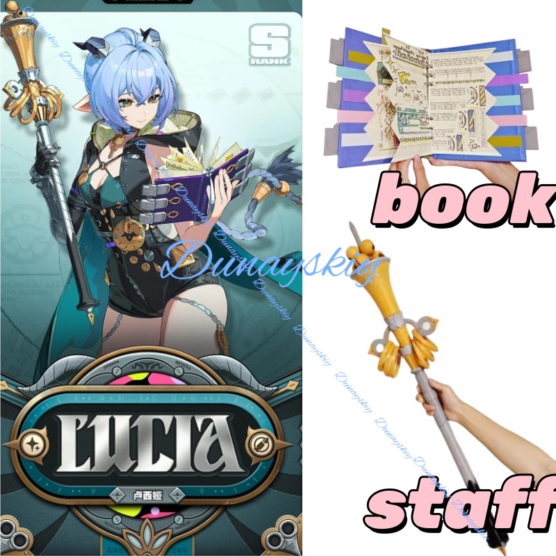Game Zenless Zone Zero Lucia C - مراجعة Cosplay Prop Book وسعره