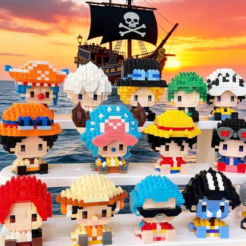 Anime Building Block One Luffy - مراجعة Cosplay Prop Building وسعره