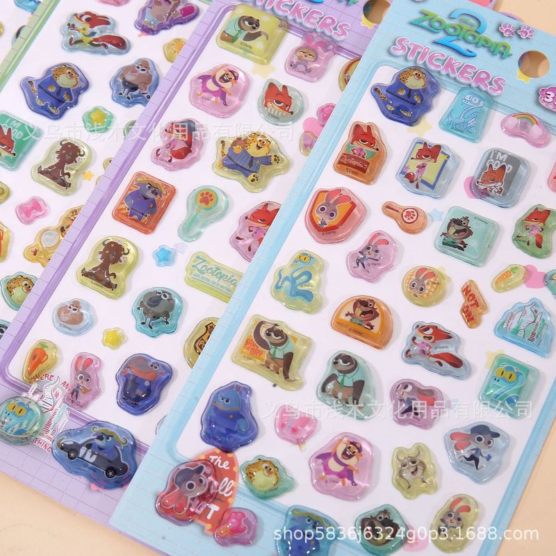 40pcs Kawaii Zootopia 3d Relie - مراجعة Cosplay Prop Diy وسعره