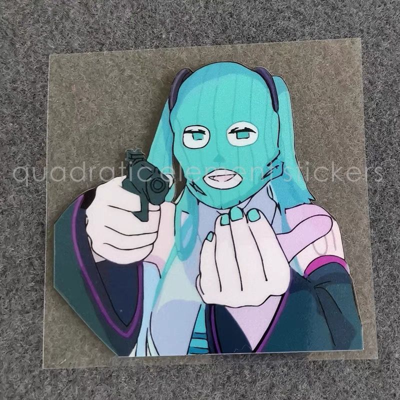 Miku Motorcycle Sticker Water  - مراجعة Cosplay Prop Diy وسعره