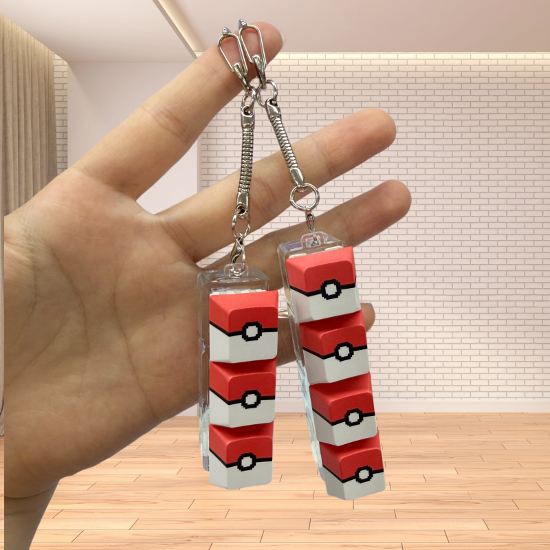 Pokeball Light Up Keyboard Key - مراجعة Pokeball Cosplay Prop وسعره