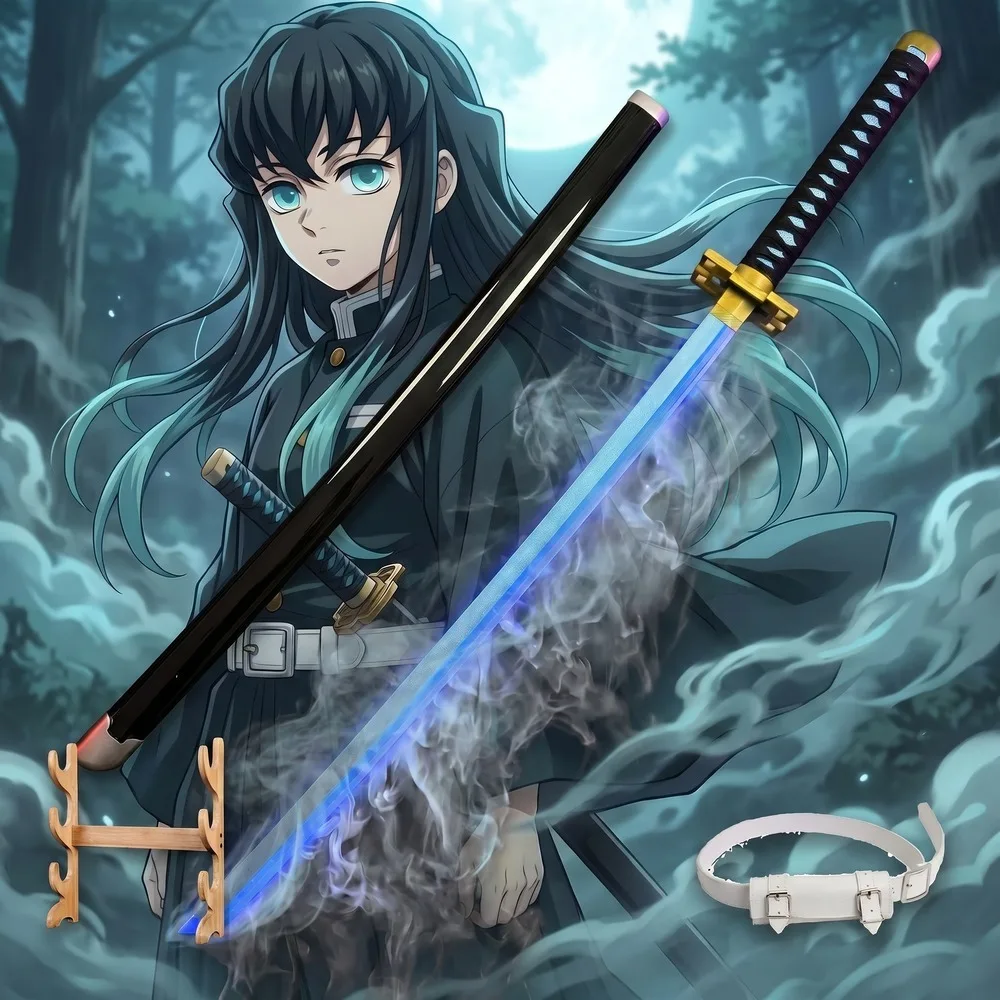 Demon Slayer 104cm 40in Triple - مراجعة Cosplay Prop Display وسعره