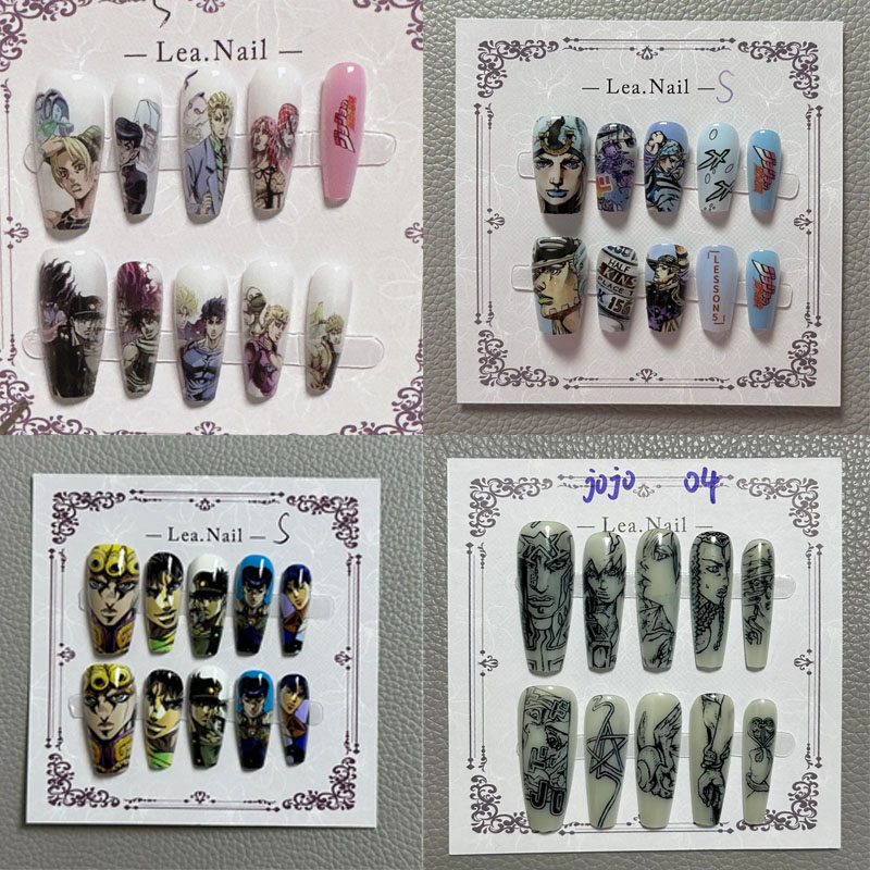 JOJO Nail Art Student Anime Ca - مراجعة Cosplay Fire Prop وسعره