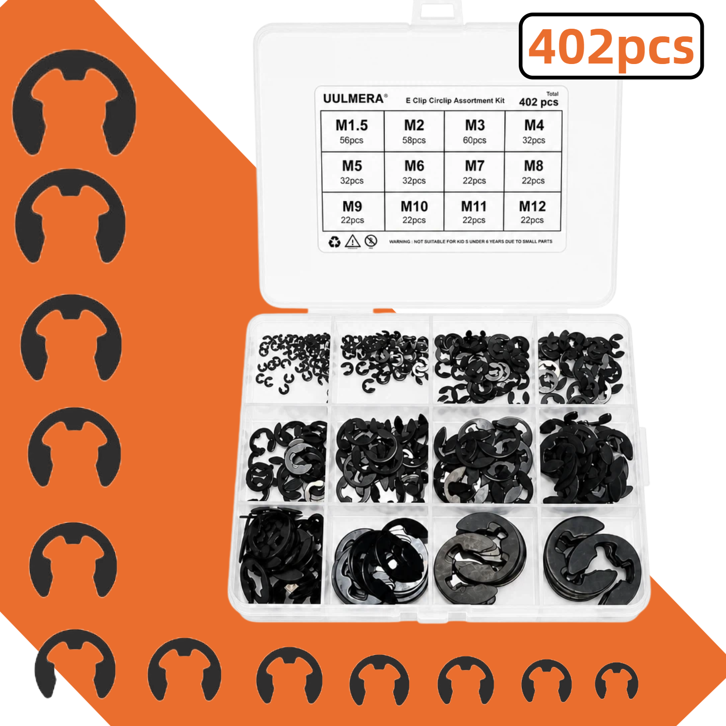 E-Clip Snap Ring Set 269/209/4 - مراجعة Snap Fastener Set وسعره