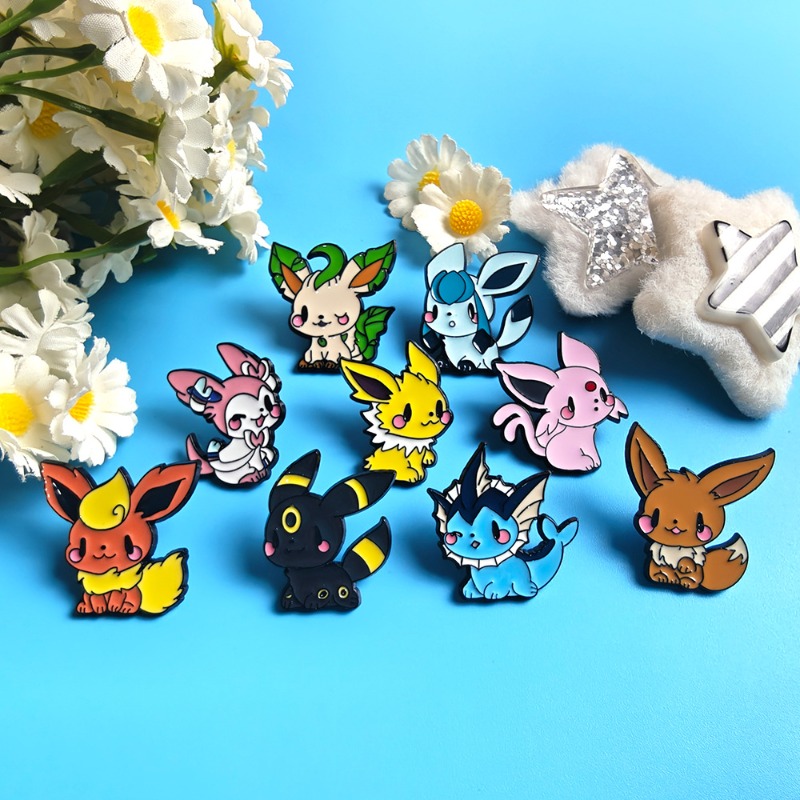Hot 9 Pcs Anime Elf Brooch Set - مراجعة Cosplay Prop Bag وسعره