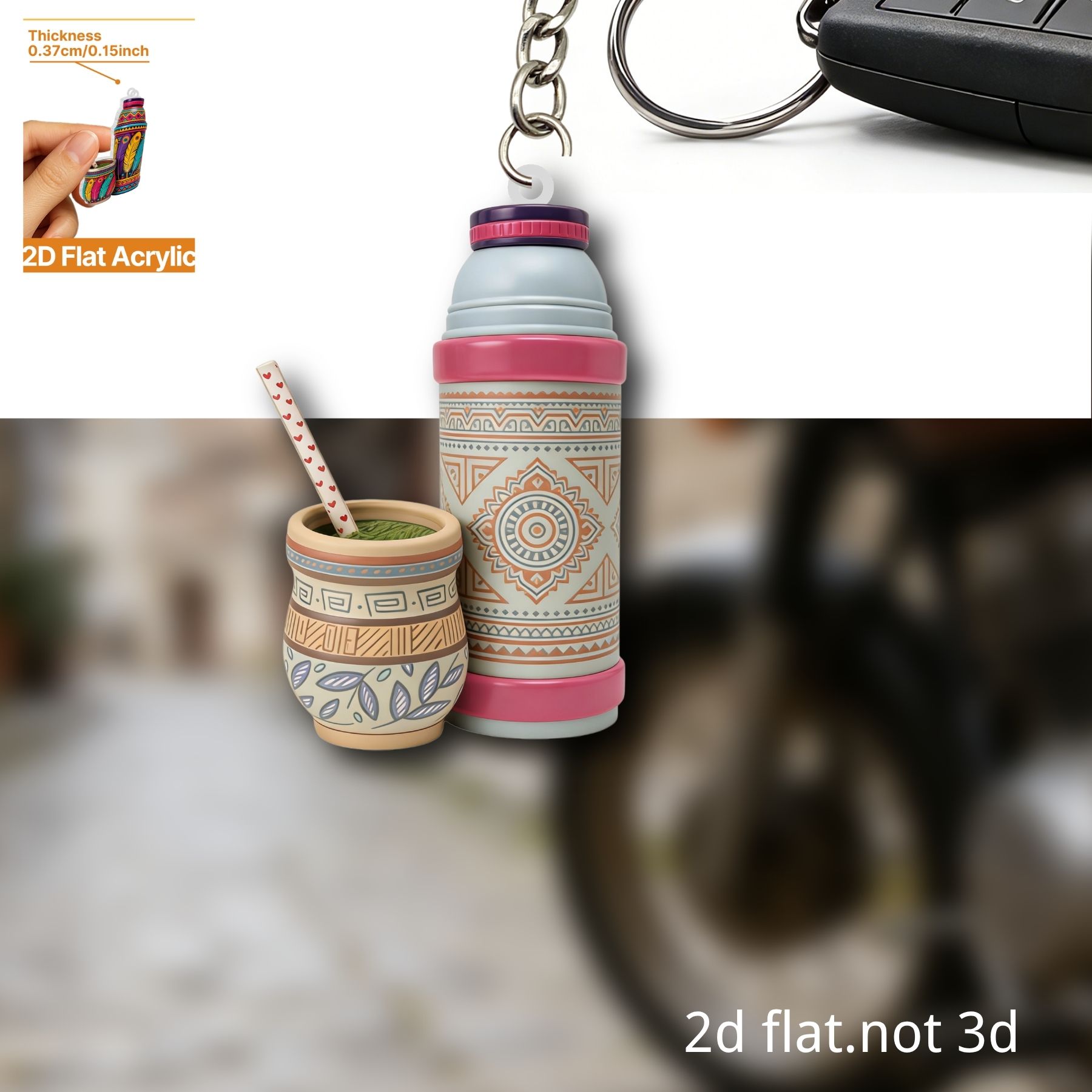 Thermos Cup Keychain,2D Flat A - مراجعة Worbla Thermoplastic وسعره