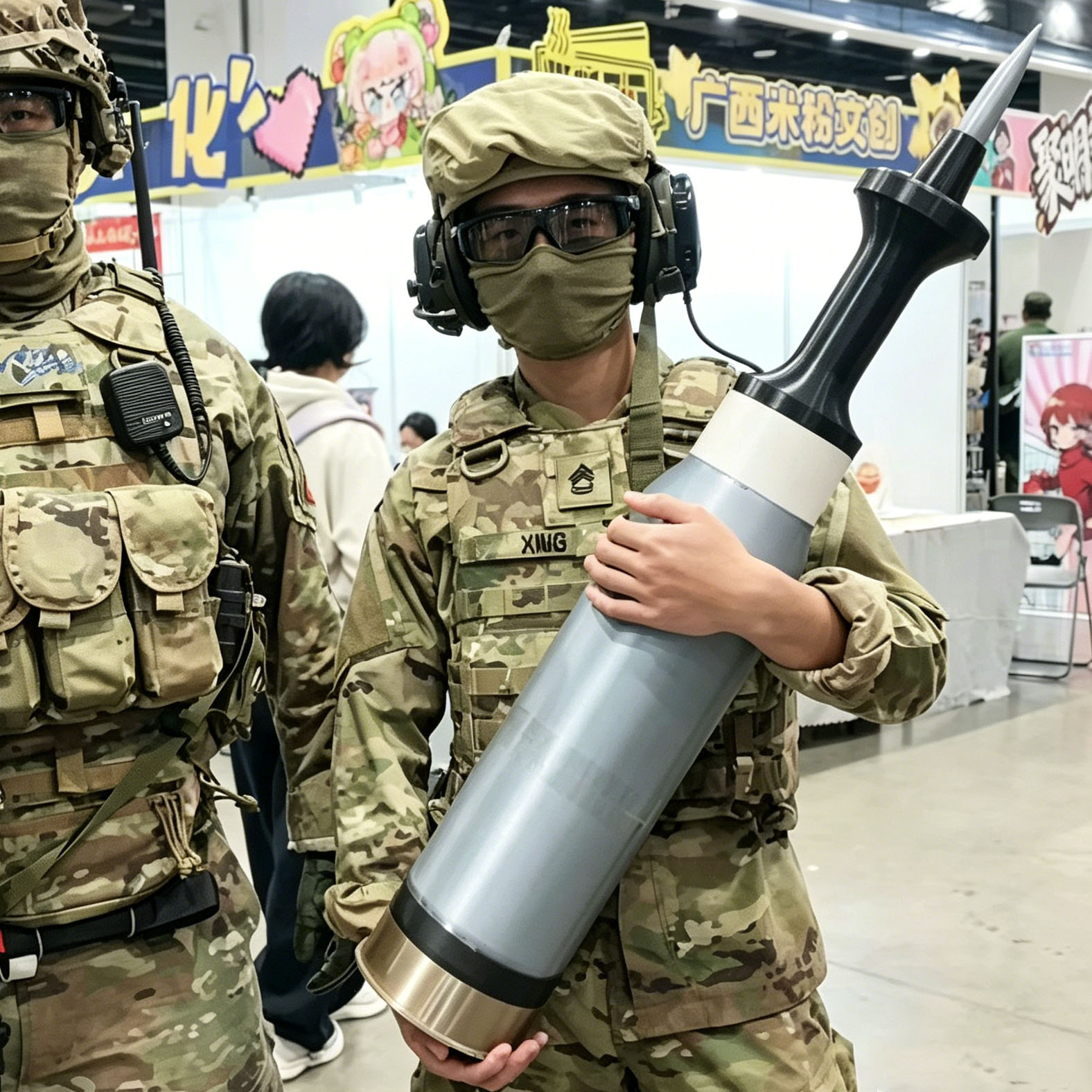 3D Printed 120mm APFSDS Assemb - مراجعة Cosplay Prop Display وسعره