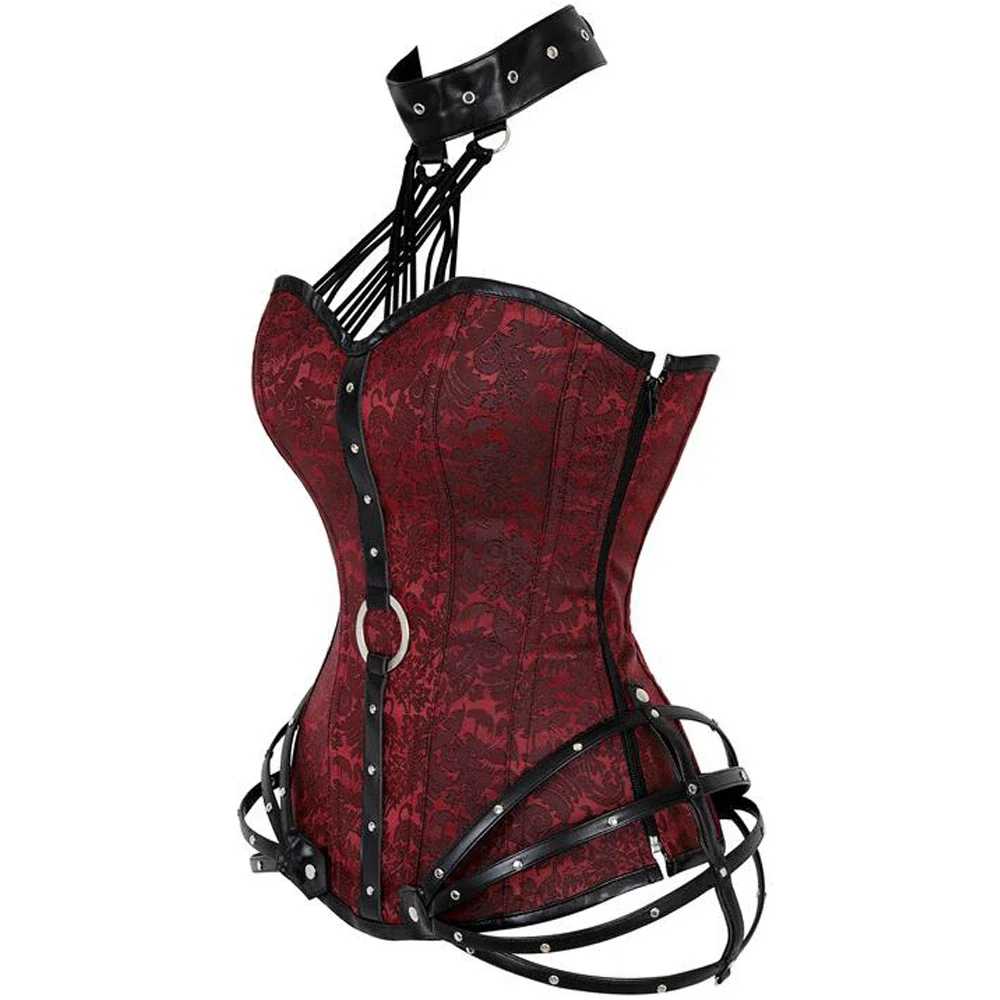 Gothic Steampunk Corset Tops w - مراجعة Boning Corset Steel وسعره