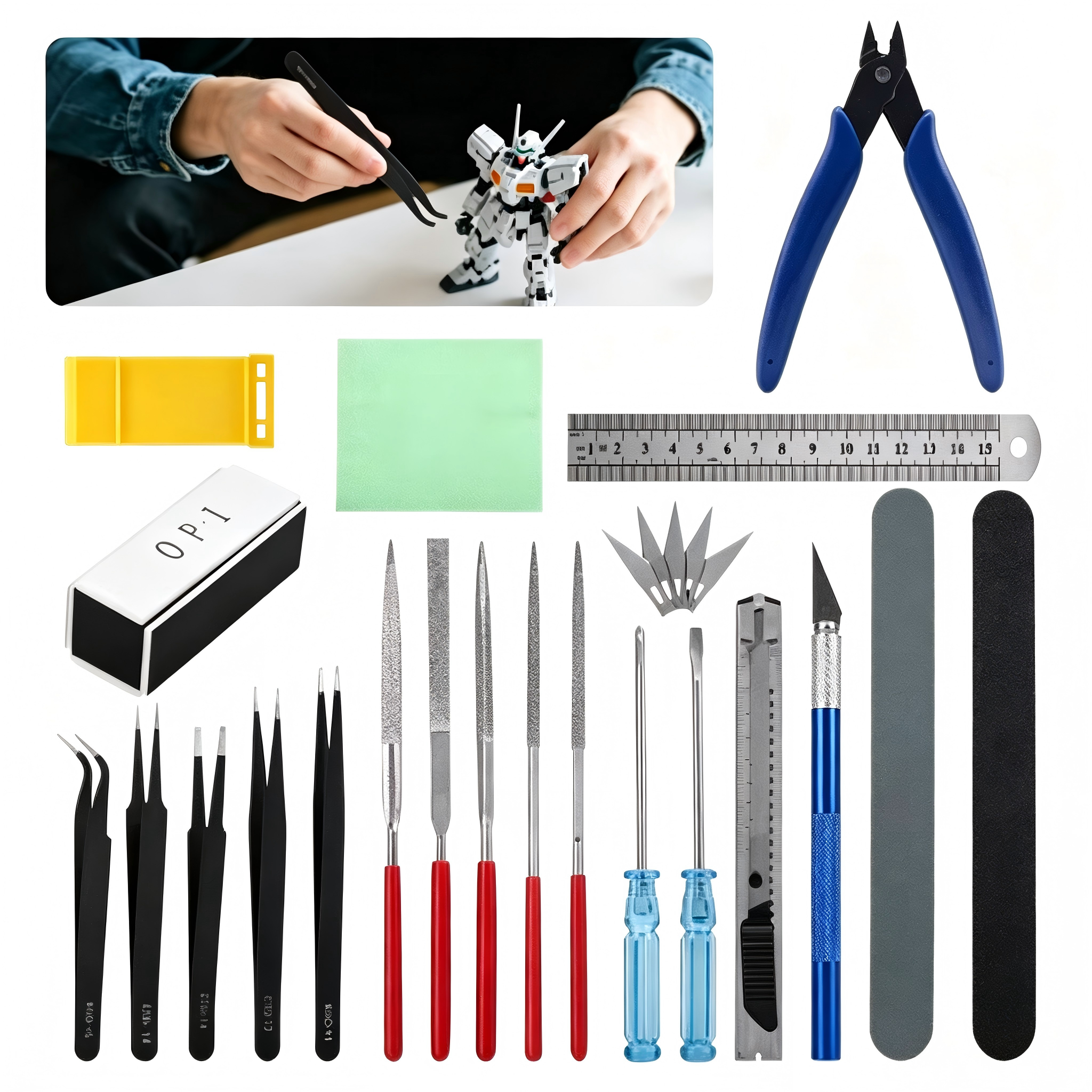 26Pcs Gundam Model Building To - مراجعة Craft Knife Set وسعره
