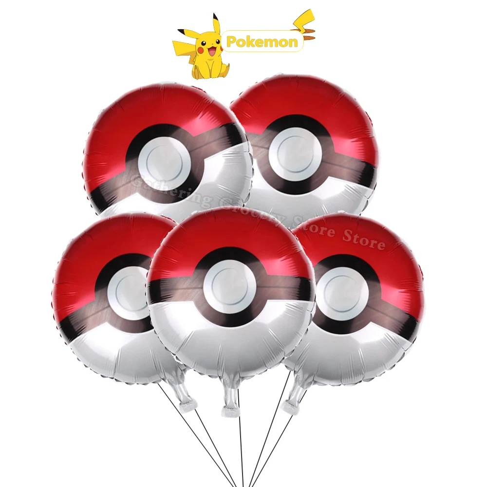 5pcs Pokemoned Cute Aluminum F - مراجعة Pokeball Cosplay Prop وسعره