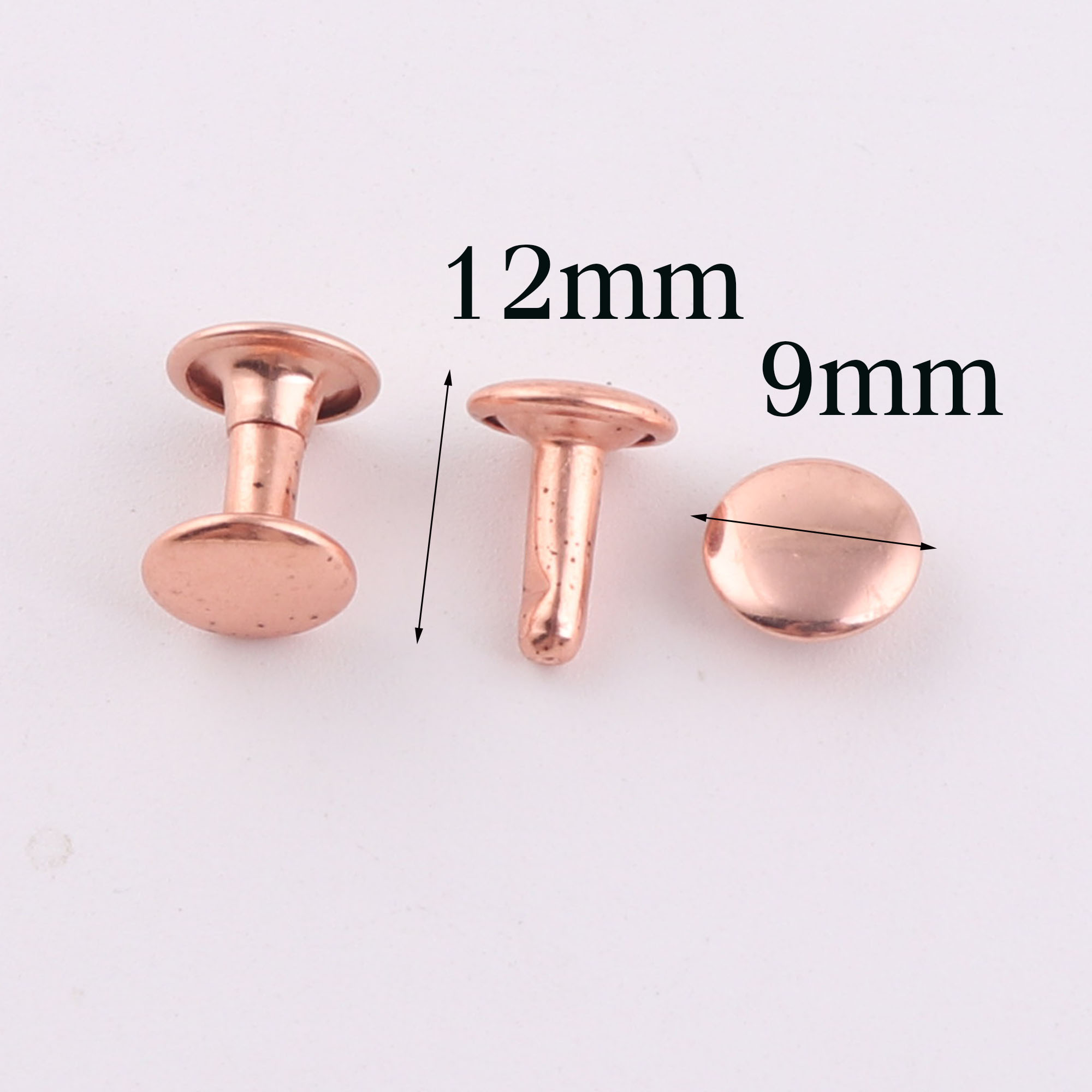 100 Sets Double Cap Rivets,Ros - مراجعة Snap Fastener Set وسعره