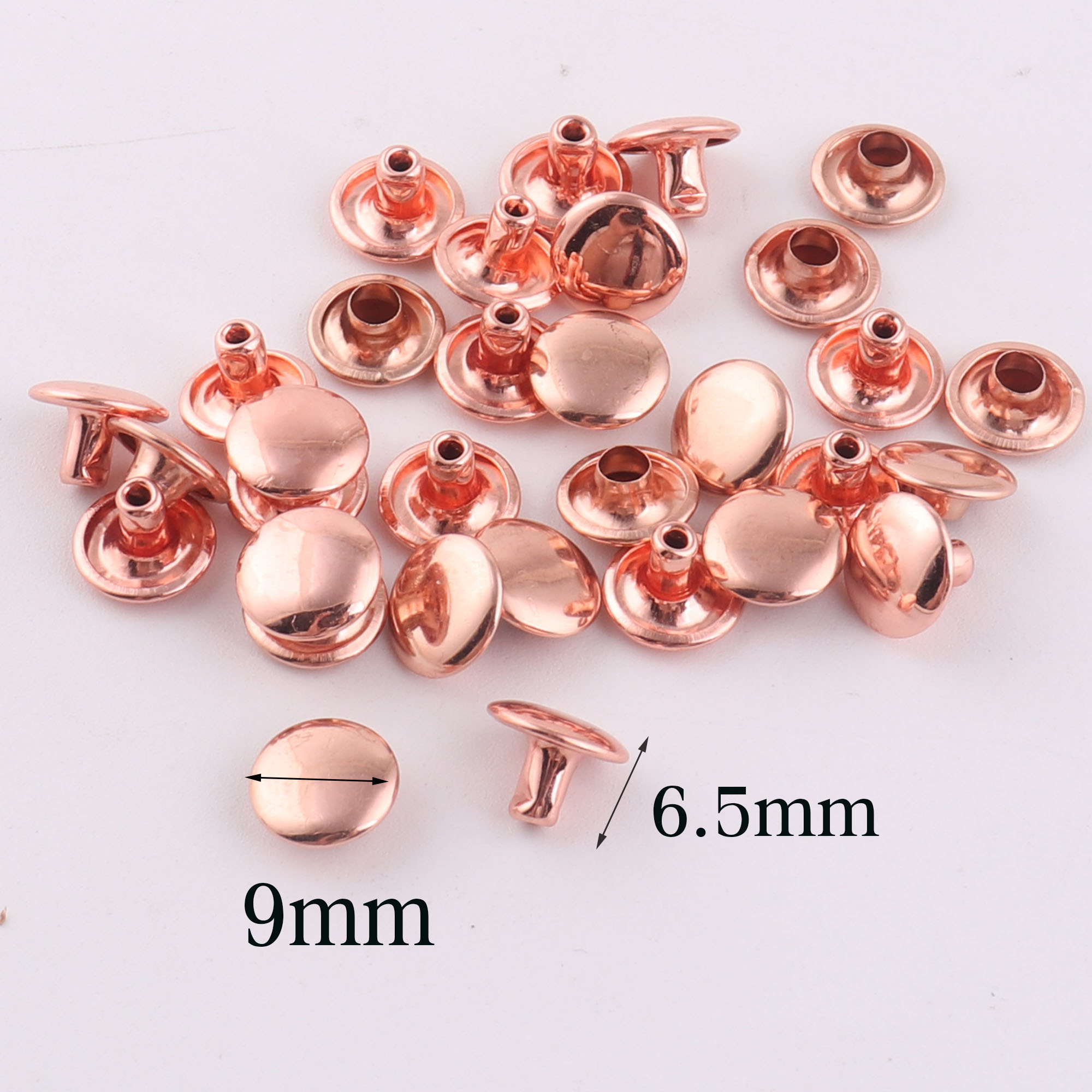 100 Sets Double Cap Rivets,Ros - مراجعة Snap Fastener Set وسعره