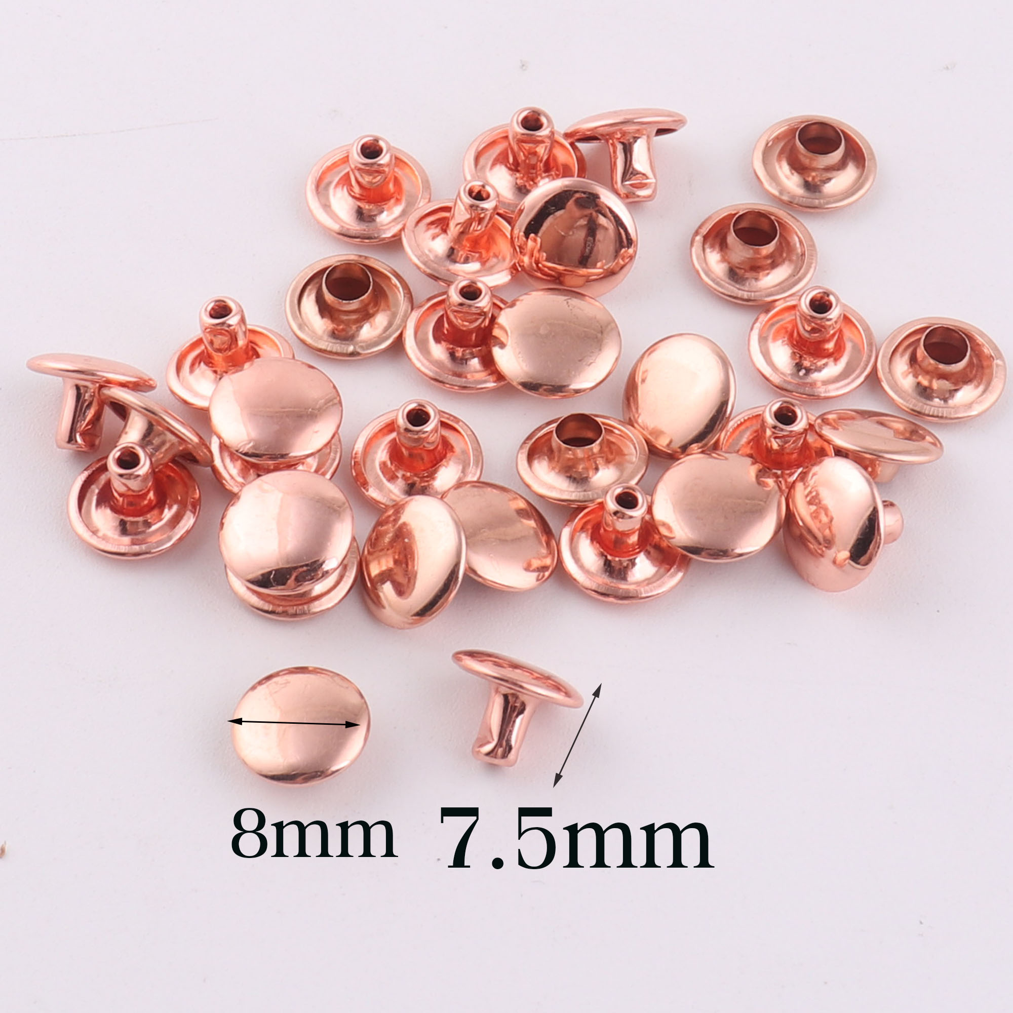 100 Sets Double Cap Rivets,Ros - مراجعة Snap Fastener Set وسعره