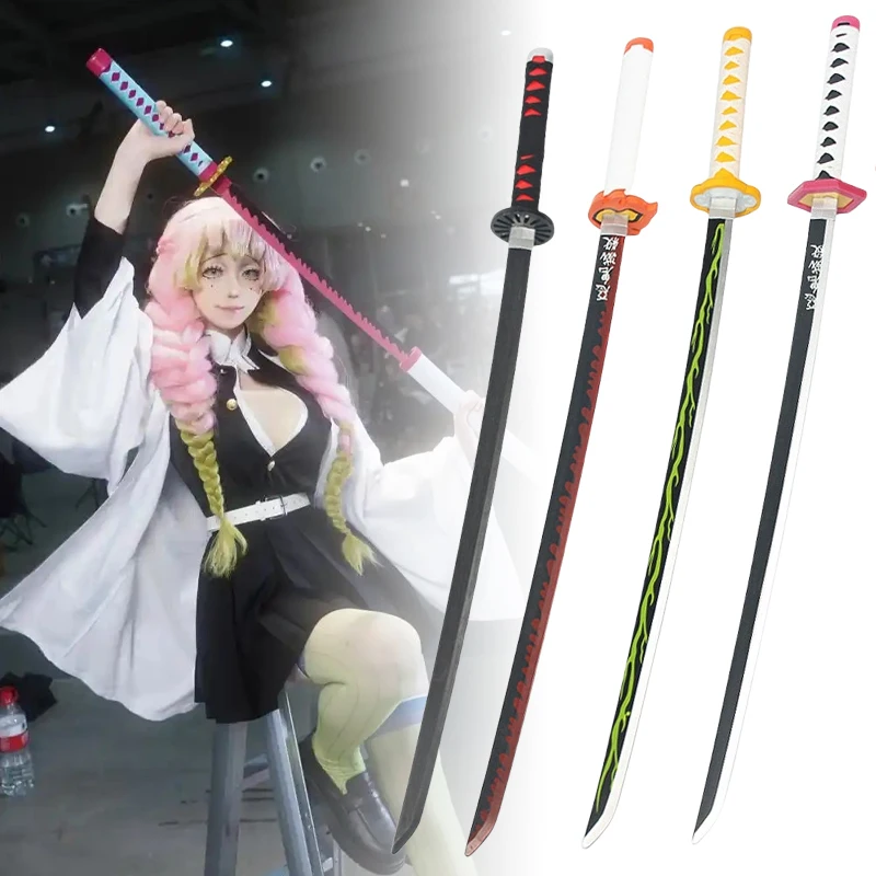 72 104cm Demon Slayer Katana T - مراجعة Cosplay Prop Display وسعره