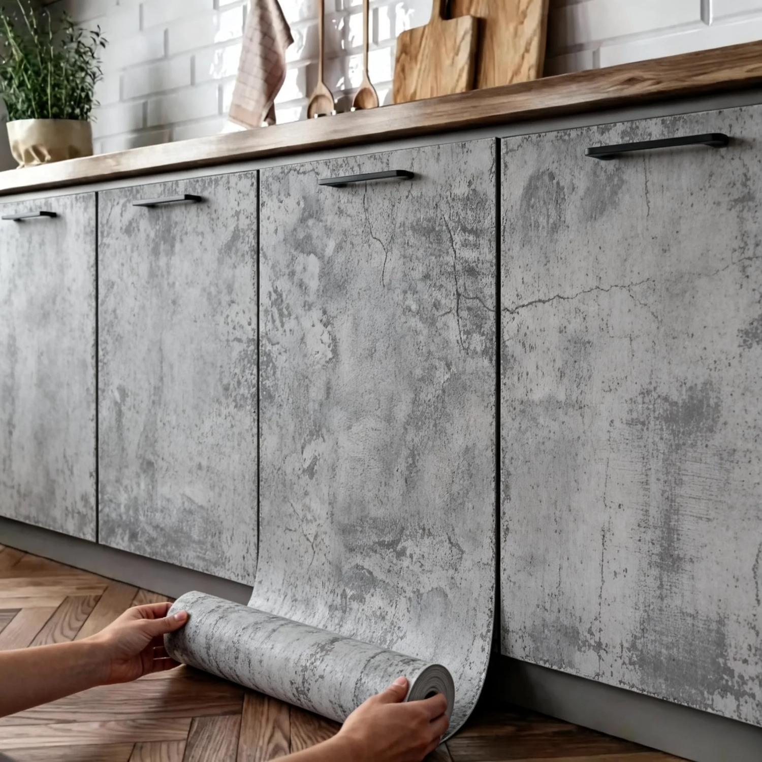 6M Cement Grey PVC Wallpaper S - مراجعة Contact Cement Glue وسعره