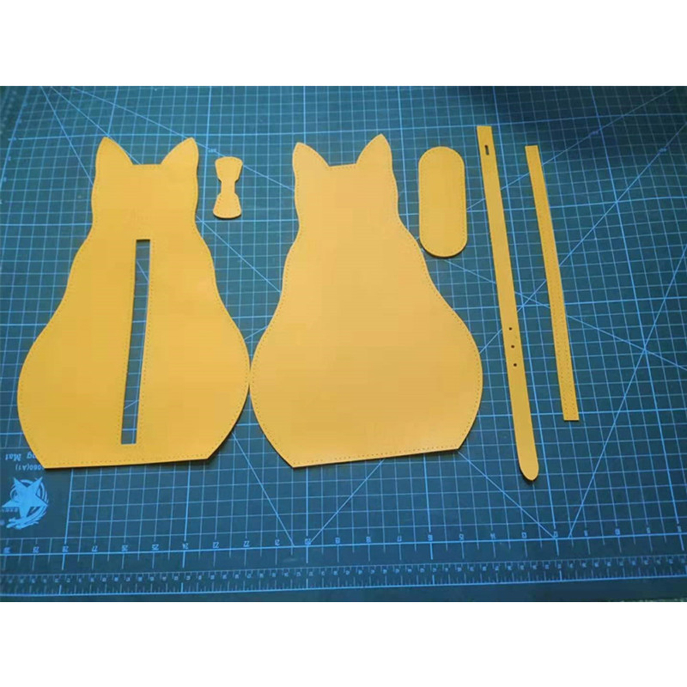 DIY leather craft cute cat che - مراجعة Craft Knife Set وسعره