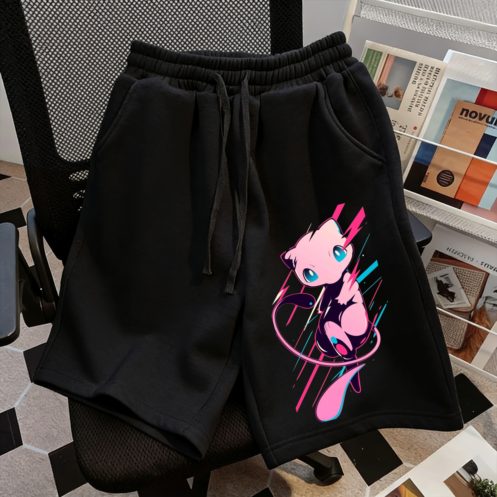 Summer Mewtwo Pokemon Shorts f - مراجعة Pokeball Cosplay Prop وسعره