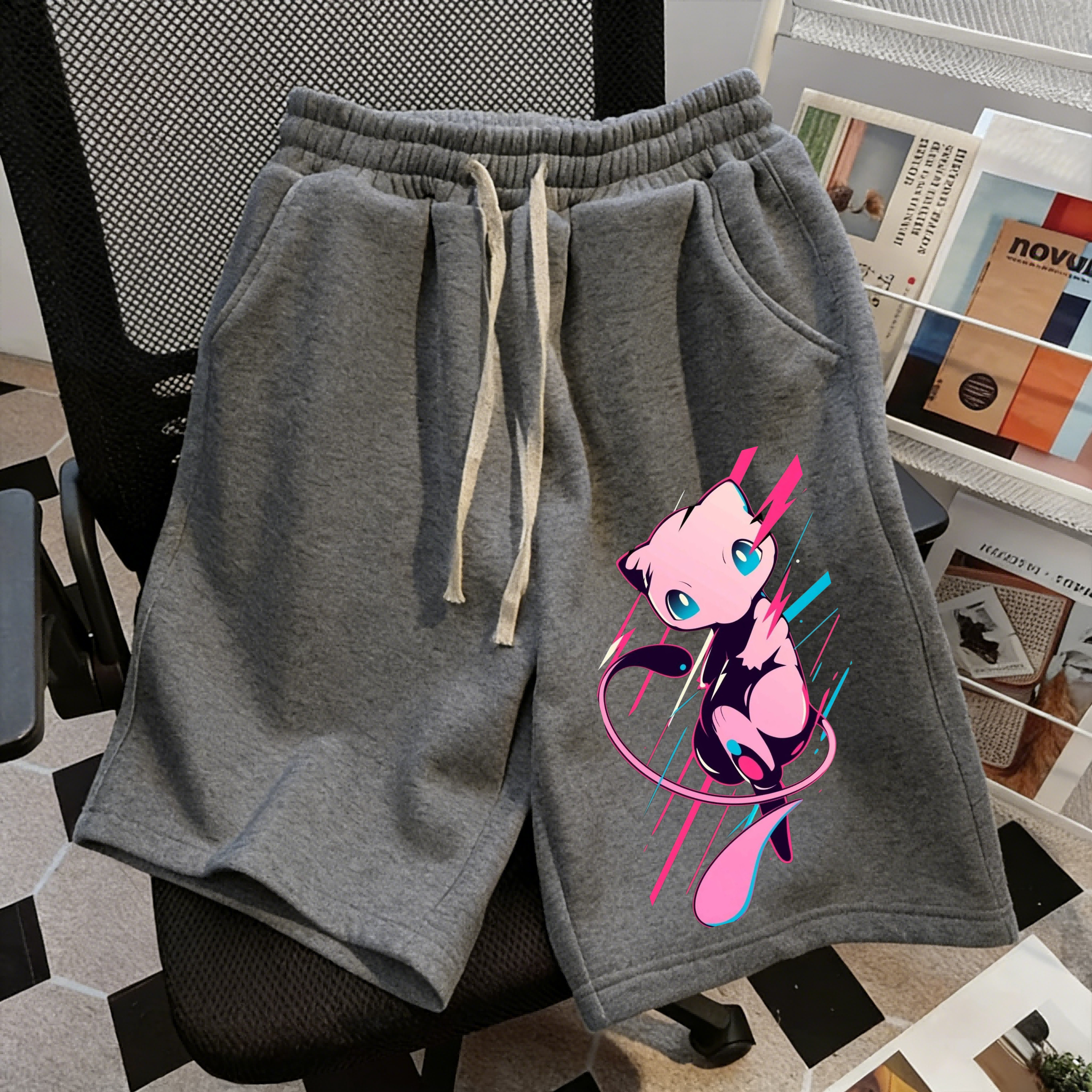 Summer Mewtwo Pokemon Shorts f - مراجعة Pokeball Cosplay Prop وسعره