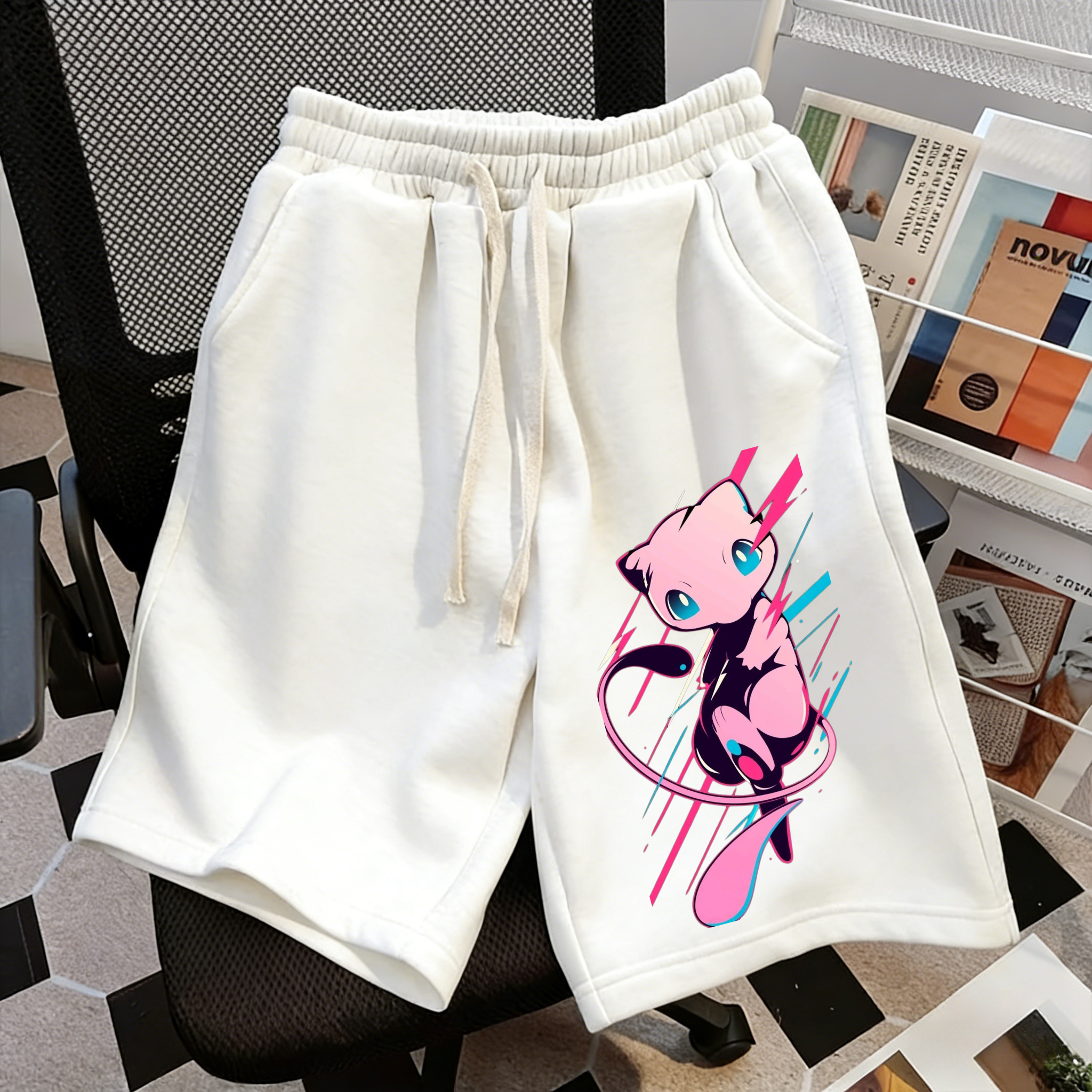 Summer Mewtwo Pokemon Shorts f - مراجعة Pokeball Cosplay Prop وسعره
