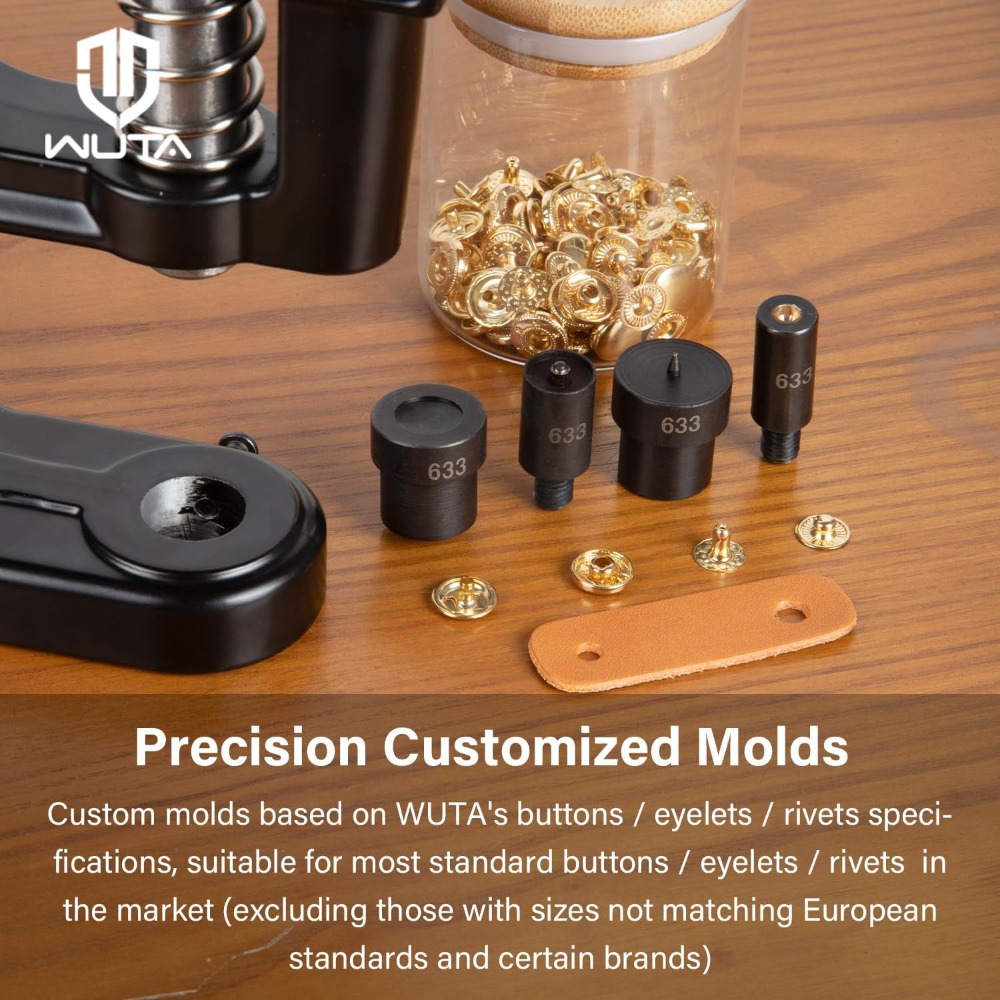 WUTA Hand Press Machine for Bu - مراجعة Snap Fastener Set وسعره