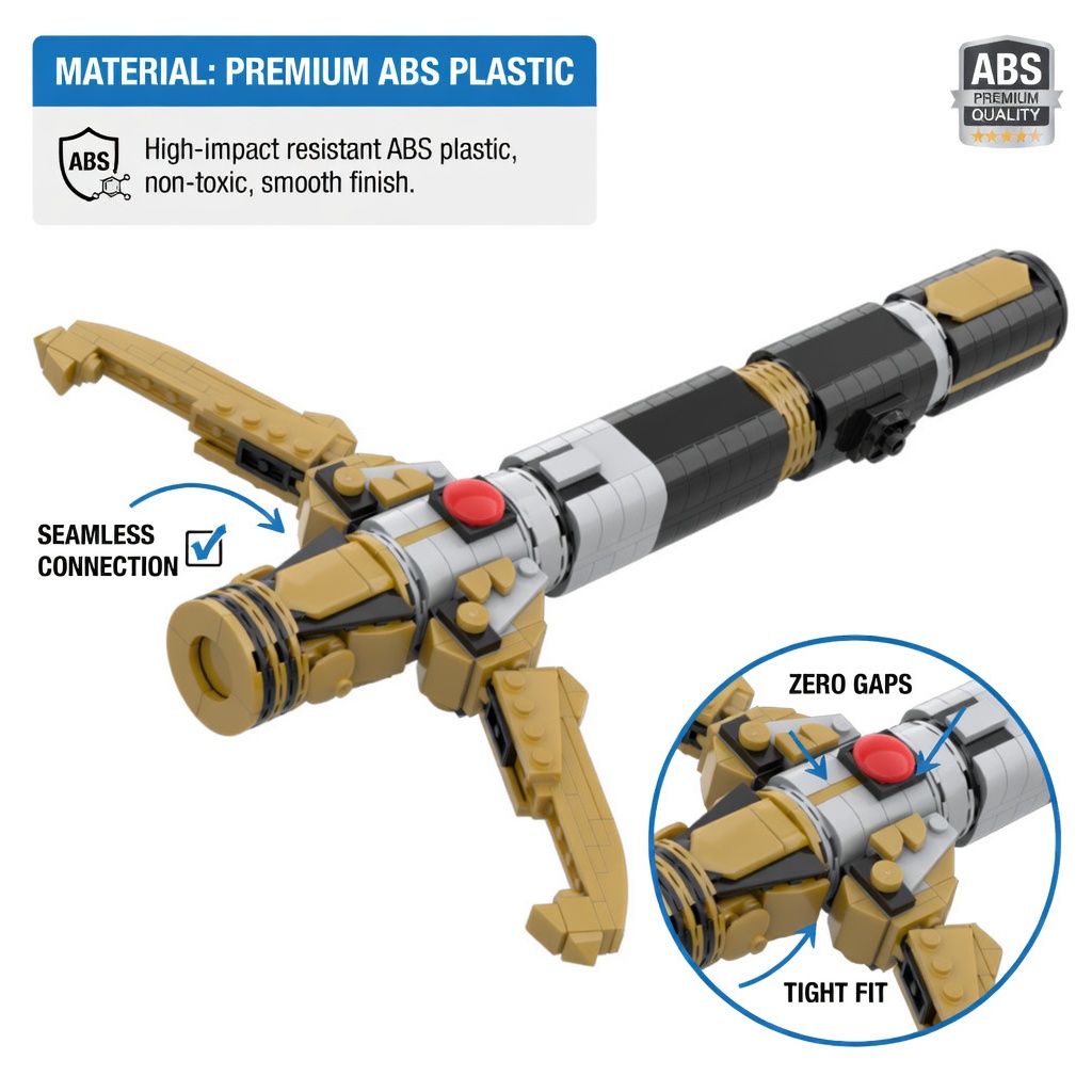 Sci-Fi Energy Sword Hilt MOC B - مراجعة Cosplay Prop Building وسعره