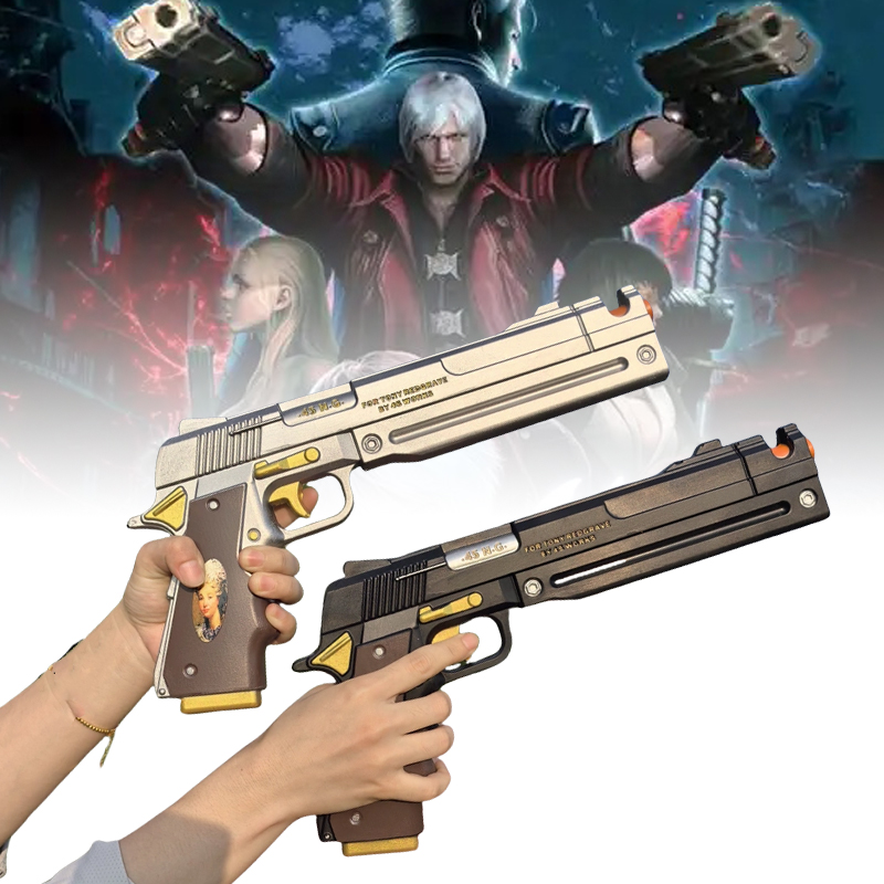 PU Dante Pistol Gun Ebony Ivor - مراجعة Cosplay Prop Pistol وسعره