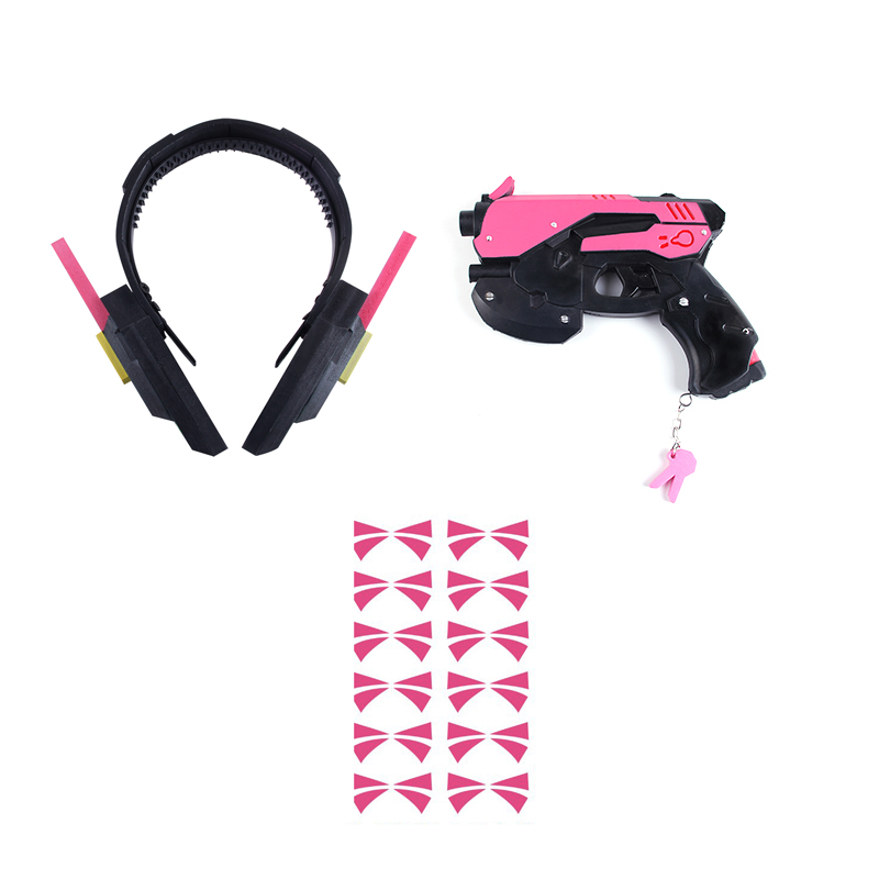 Game Overwatch Dva Cosplay Cos - مراجعة Cosplay Prop Pistol وسعره