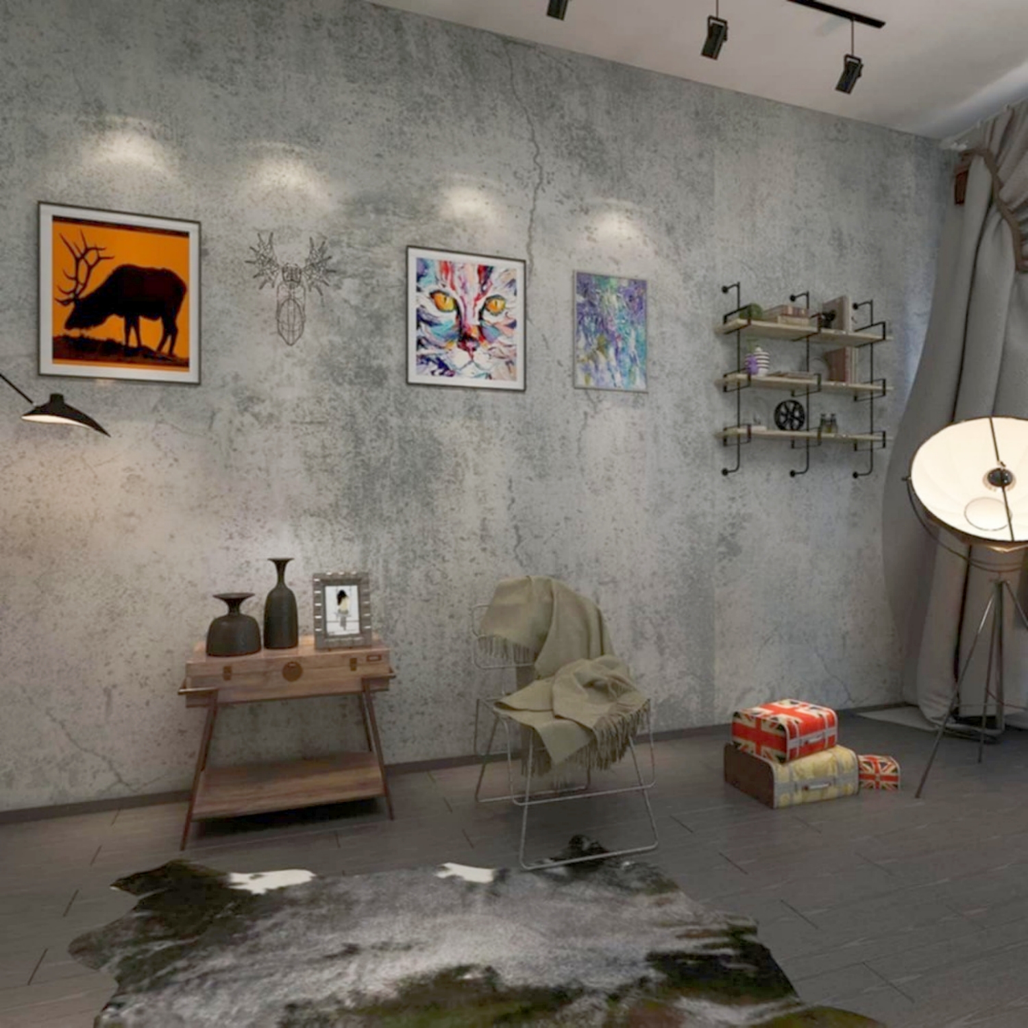6M Cement Grey Pvc Wallpaper S - مراجعة Contact Cement Glue وسعره