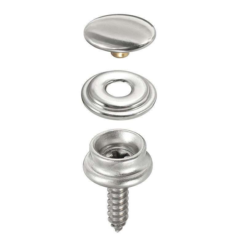 10 Sets Stainless Steel Tappin - مراجعة Snap Fastener Set وسعره