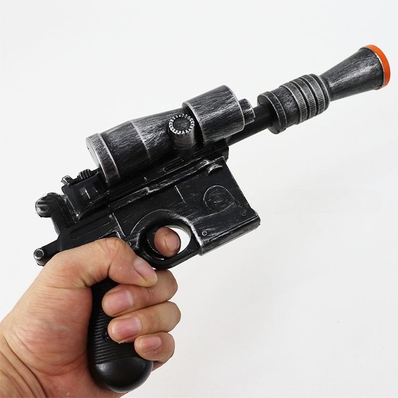 SW Han Solo Hand Gun Simulatio - مراجعة Cosplay Prop Pistol وسعره