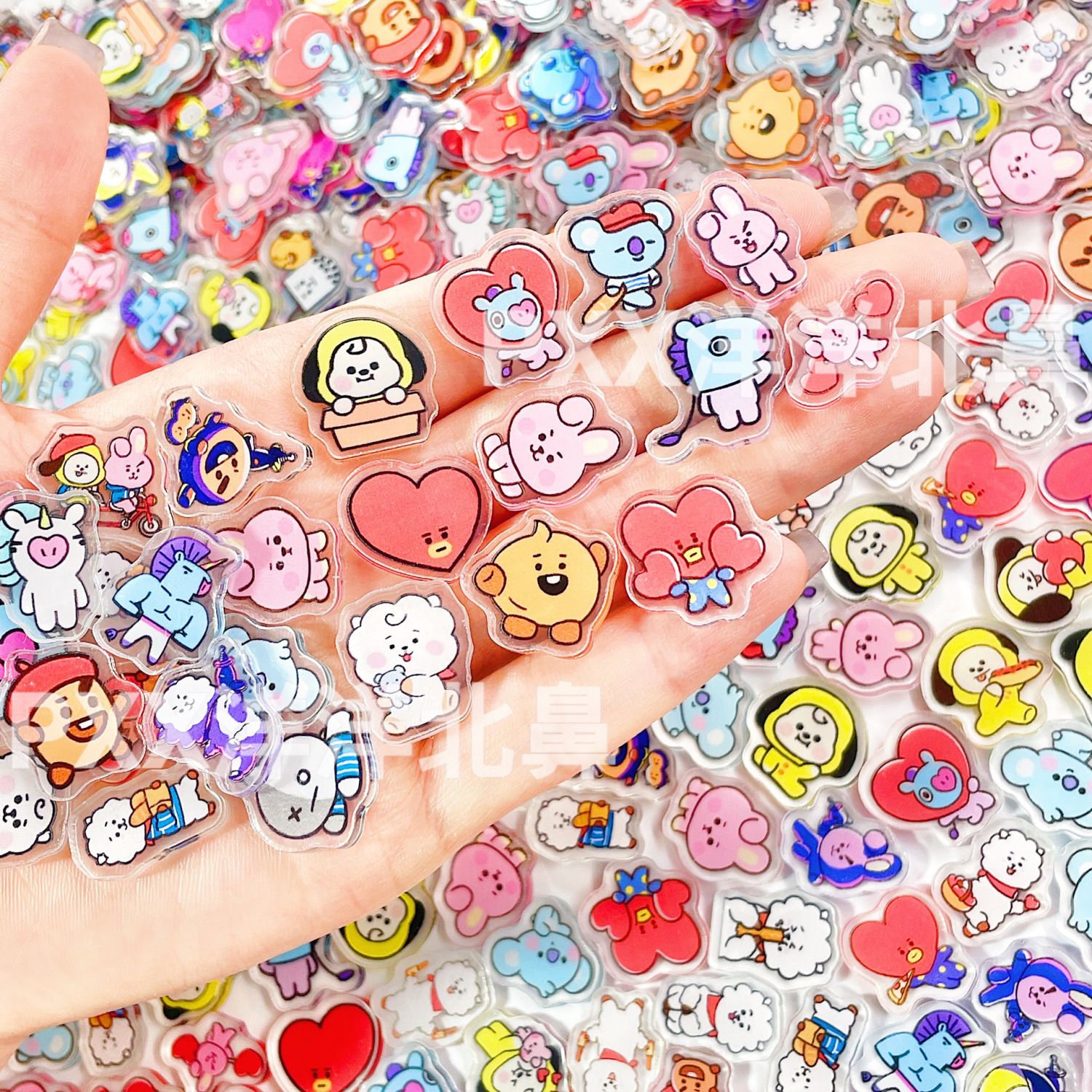 100pcs BT21 BTS single-layer 2 - مراجعة Cosplay Prop Diy وسعره
