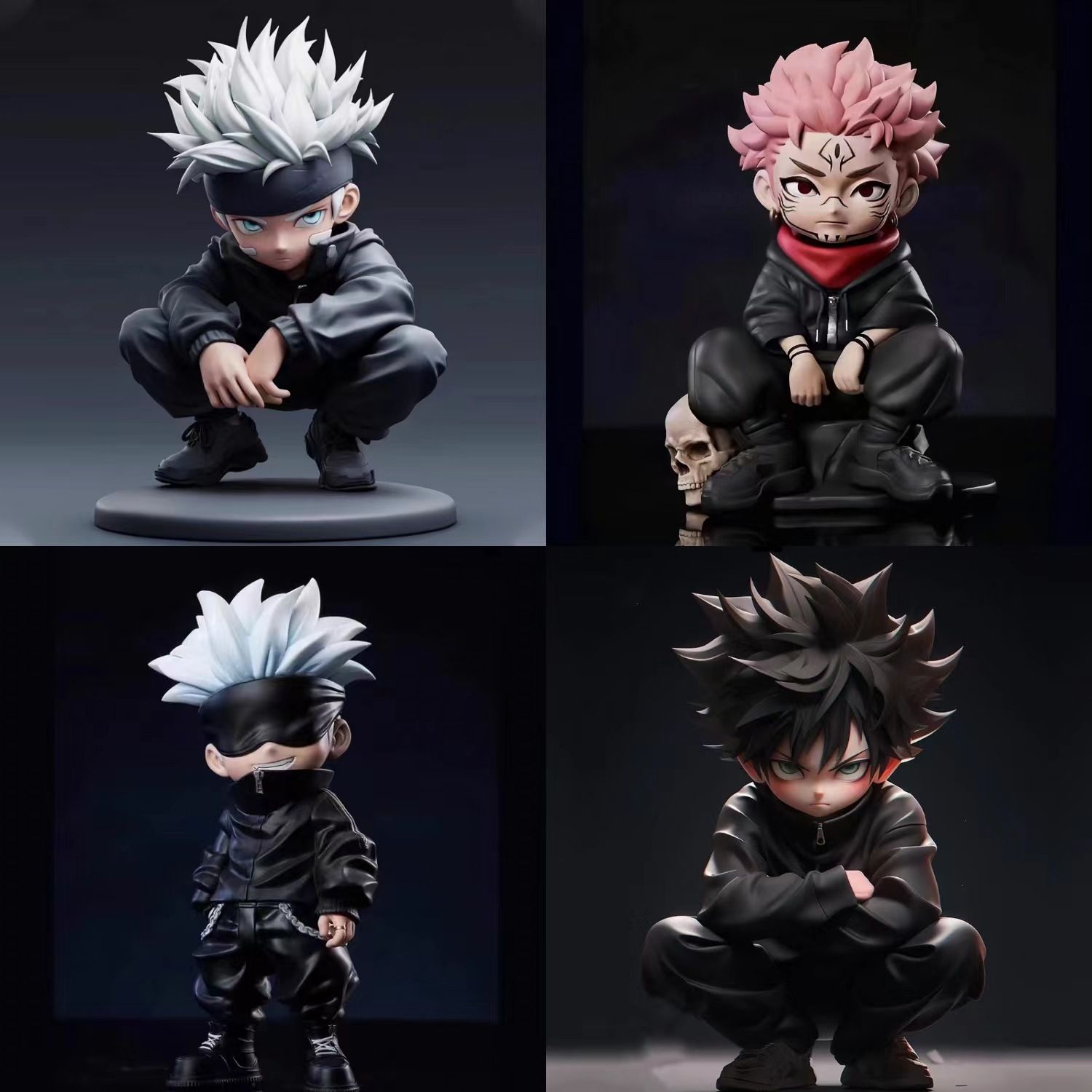 Jujutsu Kaisen figure - crouch - مراجعة Cosplay Prop Display وسعره